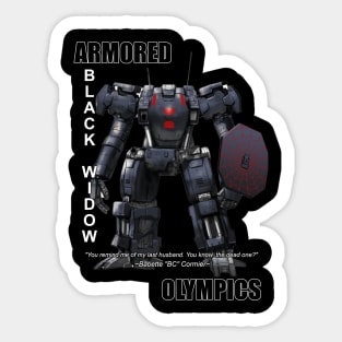 Black Widow Sticker